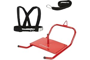 Ram Sports Agility Speed Sled & Harness - Power, Agility, Fitness, Speed, Strength, Resistance Training