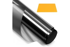 HIMOMO Película Tintada para Coche, película de protección Solar Interior de Ventana para automóviles (5% Vlt, 75x300cm), película de protección Solar Interior de Ventana, película Tintada para Coche