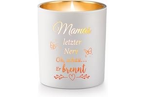 CadeauJoie Geschenke für Mama, Muttertagsgeschenke für Mama, Lavendel Flammenduftkerze Mama Geschenk, Geburtstagsgeschenk für Mama Frau Oma,Ostern Muttertag Geburtstag Weihnachten Geschenk