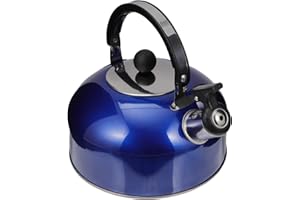 Luxshiny Pot Bouilloire à Thé En Acier Bouilloire La Cuisinière Bouilloire à Induction Bouilloire Sifflante En Acier Bouilloires à Café Qui Sifflent Théière Poêle Émail Récipient