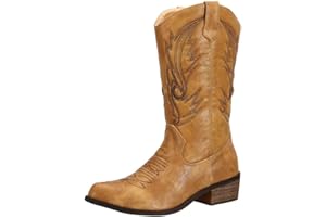SheSole Ladies Wide Calf Western Cowgirl Cowboy Boots