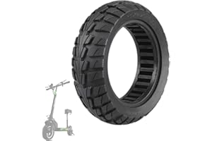 GLDYTIMES 10 Inch Scooter Tyre, 10x2.70-6.5 solid Rubber tire 70/65-6.5 Scooter Tubeless Puncture-Proof Tire,Super-Grip Wheels Replacement for Hover-1 Alpha/Emove Cruiser Electric Scooter Solid Tire