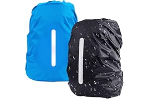 Lively Life Copertura Riflettente per Zaino, [2pacci] Impermeabile Zaino Copertura Antipioggia