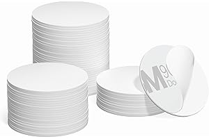 SANPOPO 30 NFC Tag Karten, programmierbar, NFC, 215 Etiketten, PVC, NTAG215, selbstklebende Rückseite, rund, 25 mm, 504 Byte Speicher für Android iPhone und alle NFC-fähigen Geräte