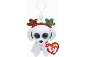 TY 35225 Sugar Dog Boo - Llavero de Navidad 2019, Multicolor