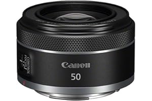 Objectif Appareil Photo Canon RF 50mm F1.8 STM - Compact et Léger pour Appareils Photo EOS R, Ouverture Rapide, Mise au Point Fluide - Idéal pour les Portraits et la Photographie Créative