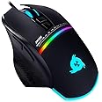 KLIM Skill High Precision Gaming Mouse - RGB - New 2024 - USB Wired - Adjustable DPI - Programmable Buttons - Comfortable for