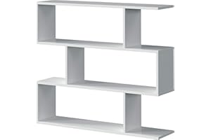 HABITDESIGN 13Casa - Kafka A5 - Libreria. Dim: 110x25x97 h cm. Col: Bianco. Mat: Melamina.