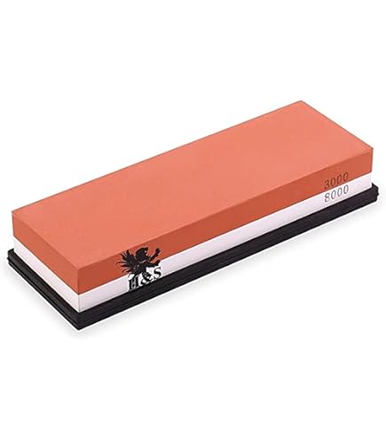 House of Husk Complete Messenslijpers met Vlaksteen en Instructies - Slijpsteen voor Messen en Gereedschappen - Wetsteen Slijpsteen Set 150 400 1000 3000 8000 en 5000 10000- Edelkorund