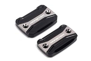 FKUTYVG Tappo Olio Moto Coperchio Leva Freno Creativo Adatto per for DU-CA-Ti Hypermotard Monster 796 696 695 Coperchio Tappo Serbatoio Liquido Freno Anteriore 2008-2015 (Color : Ti)