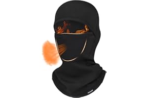HASAGEI Balaclava, Passamontagna, Maschera da Sci per motociclette, Sport Invernali all'Aria Aperta, Antivento, Calda, Protezione UV, da Donna e da Uomo