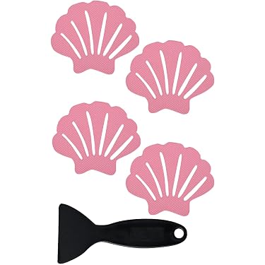 Lot De 20 Stickers Antidérapants Fleurs - Bandes Pour Baignoire Et Douche Transparentes Et Efficaces