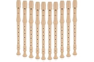 GEAR4MUSIC Descant Recorder - German System - 10 Pack for Schools & Classrooms