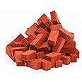 Little Birdie Build A Home MDF Bricks W8 X H16 X D 5.5 mm (500pcs) Realistic Miniature Bricks for Model Homes and DIY Projects