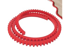 ZPSNDP 2 m Règle à Courbes Fraisage de Moulures, Chaîne Dentée Gabarit de Fraisage, Pliable Gabarit de Courbe, Fixation Multipoints Gabarit de Fraisage, pour le Travail du Bois Et du Métal (1)