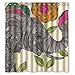 Produktbild Elefant Kunst, Vorhänge Dusche, Polyester Wasserdicht Duschvorhang 12 Haken included-69 "x 213,4 cm