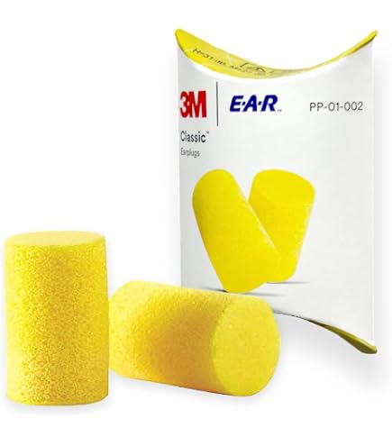 Bouchons D'Oreille 3M E-A-R Push-Ins - 38 DB - Lot De 100 - Sans Cordon