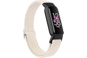 Oumida Elastic Solo Loop for Fitbit Luxe Strap for Women Men, Adjustable Stretchy Braided Sport Replacement Wristbands for Fitbit Luxe/Special Edition Fitness Tracker