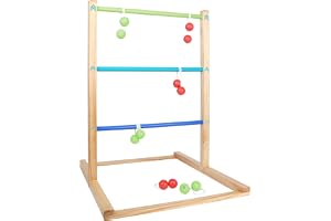 Small Foot Trästege-Golfkastspel "Active", Utomhusspel För Unga Och Gamla, Trädgårdsspel Från 3 År, 12034