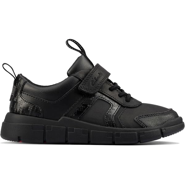 Baskets Garçon Clarks Rex Play T - Conception Pour Le Développement Naturel Du Pied - Semelle Intérieure Ortholite - Léger Et Flexible