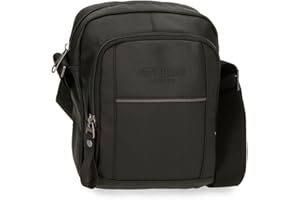 Pepe Jeans Dortmund Umhängetasche mittelgroß, grau, 17 x 22 x 7,5 cm, Baumwolle, Polyester und PU. 2,99 l von Joumma Bags, grau, Talla única, Mittelgroße Umhängetasche