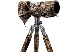 LensCoat Realtree Max5 (LCRSLM5) Camouflage-Kamera-Objektiv-Regenschutz, Regenmantel, RS, groß, Realtree Max5 (lcrslm5) LENSCOAT