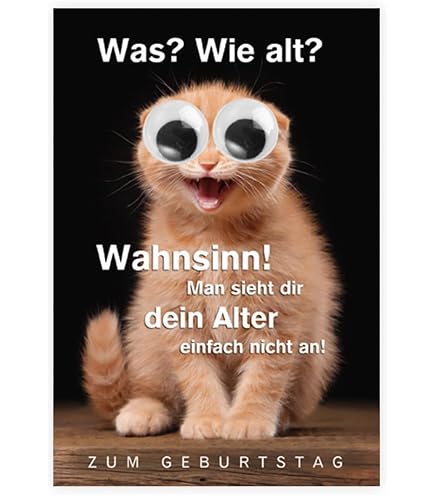 KE 3D Effekt Geburtstagskarte „Ich Liebe Dich“ – Mit Spruch & Umschlag (DIN B6 Klappkarte)