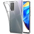 Solimo Silicone Mobile Cover for Mi 10T / 10T Pro 5G (Soft & Shockproof Back Case with Inbuilt Cushioned Edges), Transparent