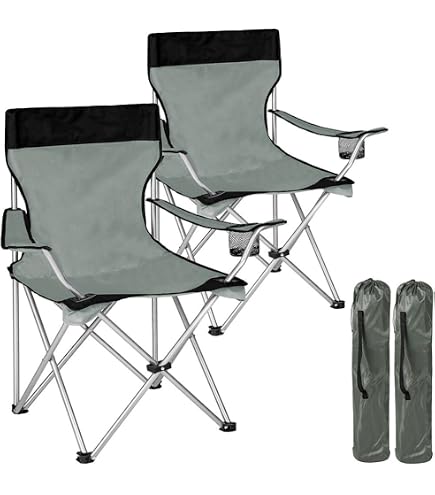 Outsunny Set Di 2 Sedie A Sdraio Pieghevoli Da Giardino – Schienale Alto Regolabile (8 Posizioni) – Tettuccio Incluso – Struttura In Alluminio – Grigio