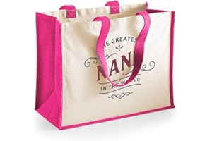 D DESIGN INVENT PRINT! Nana Gift Bag Birthday Bag Personalised Present Nana’s Day Gift Idea Funny Novelty Gift Nana Keepsake 42 x 33 x 19cm