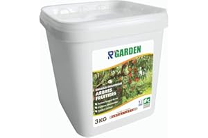 R'GARDEN R’Garden | Engrais Organique Arbres Fruitiers | Engrais Ecologique | Fertilisant Naturel | Nourrit en Profondeur | Facile d’Utilisation | 3KG
