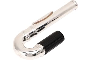 SUNGOOYUE Wymiana Zakrzywionej Głowicy Fletu, Zakrzywiona Głowica Fletu, Zakrzywiona Główka Fletu Wymiana Ustnika Metalowe Akcesoria do Instrumentów Dętych Drewnianych dla Dzieci