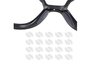 LLGSDLL 30 Paia Naselli per Occhiali Silicone Adesivi Trasparenti, Nasello Antiscivolo Comodi per d'Aria, Naselli Adesivi per Occhiali da Vista Morbidi, Adatti per Occhiali e Occhiali da Sole