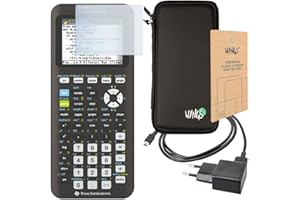 TEXAS INSTRUMENTS Sunydeal - Juego de Funda, Cable de Carga y Protector de Pantalla para TI 84 Plus CE-T Python Edition