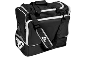 FRANKIE GARAGE FG Borsone Calcio Uomo con Fondo Rigido, Scomparto Scarpe e Tracolla Regolabile, Borsone Palestra Grande con Tracolla Regolabile e Portascarpe, Borsone per Sport Uomo Donna Bambino - FRANKIE GARAGE