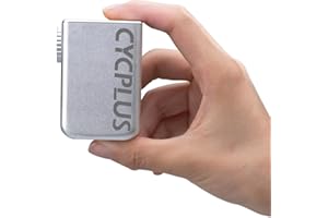 CYCPLUS Tiny Pump przenośna pompa rowerowa, ultramała elektryczna pompa rowerowa o pojemności 100 psi, akumulator 300 mAh, mini pompa (srebrna)
