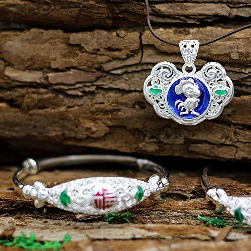 TT&amp;CHANGMINGSUO 3 pieces. Baby Silver Long-life lock. Push-pull silk baby bracelet. Baby full moon ceremony long life lock bracelet set. Sterling silver