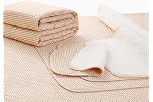 ALAMEDA Baby Wickelunterlage, wasserdicht, Bezug, Matratze, Windel für Neugeborene, Baumwolle, Wickelunterlage, Bettlaken (50 x 70 cm)