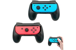 Auirshiky Griffe Halterung für JoyCon Switch,Gummierte Griffe Kompatibel mit Nintendo Switch für JoyCon,Griff Halterung Gaming Controller Komfort Gamepad Grips für Switch Joy-Con Controller,2 Packs