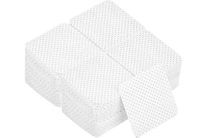 nailpretty 320 Pièces Lingettes à Ongles Non Pelucheux, Coton Ongles Gel Vernis Remover Wipes, Enlever de Vernis à Ongles UV Gel pour manucure et pédicure(Blanc)