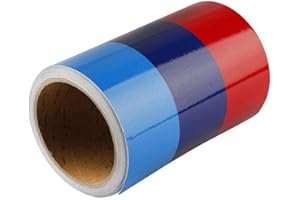 JTSGHRZ Per BMW M3 M4 M5 M6 3 5 6 7 Serie, Adesivo Laterale Auto Adesivo a Strisce Colorate M Adesivo in Vinile per Auto