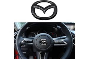 DSFG Kompatibel mit Lenkrad-Aufkleberkompatibel mit 3 6 CX-3 CX-5 CX-9 Interieur Zubehör (schwarz)