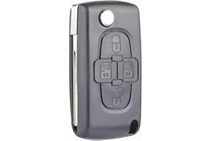 CAR PASSION CE0536 etui na klucze z czterema przyciskami do Lancia Phedra, Citroen C4/C5/C8/Picasso, Peugeot 1007/807