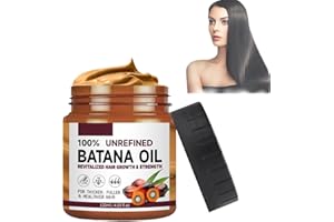 Mikabila Hair Care (03) Huile Essentielle de Batana Bio, Crème pour la Croissance des Cheveux Plus Épais et Volumineux
