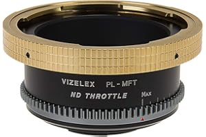 FOTODIOX Vizelex CINE ND Throttle Lens Adapter Compatible with Arri PL Lenses on Micro Four Thirds Cameras