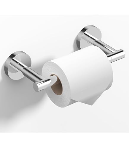 Moen Edge Stone Toilettenpapierhalter – Gebürstetes Nickel, Wandmontiert, Mit Pro-Fit Montagesystem