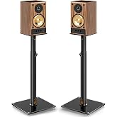 5Rcom Soporte altavoces pie universal para sonido envolvente pack 2 | soportes para altavoces de suelo, altura ajustable 83-1