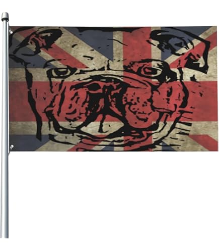 Kings Colors Historic Union Jack Flag Banner 5x8 Foot 5ft X 8ft 150D SuperPoly E