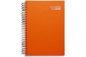 A4 Primary Teacher Planner 2024-2025 by Pirongs - 4 Lesson Day - Orange