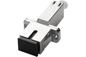 QIANRENON LC Female to SC Female Hybrid Fibre Optic Adapter Coupler SM 9/125μm LC/UPC to SC/UPC Simplex Fibre Optic Connector Socket, for FTTH Connection to Extend LC-SC Patch Cord Pigtail